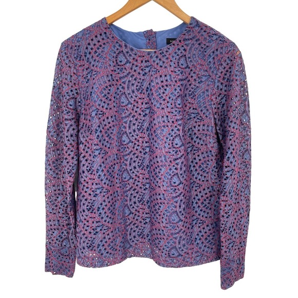 Banana Republic Tops - Banana Republic Lace Top Women's Medium Long Sleeve‎ Professional Career Office
